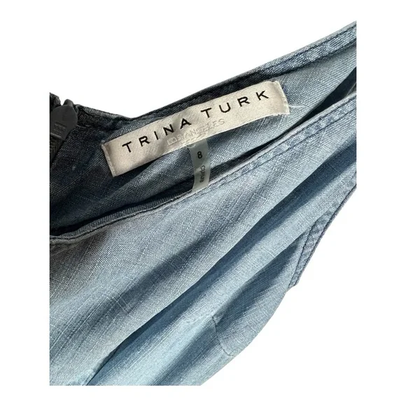 Trina Turk Light Blue Denim Garment - Picture 6 of 6